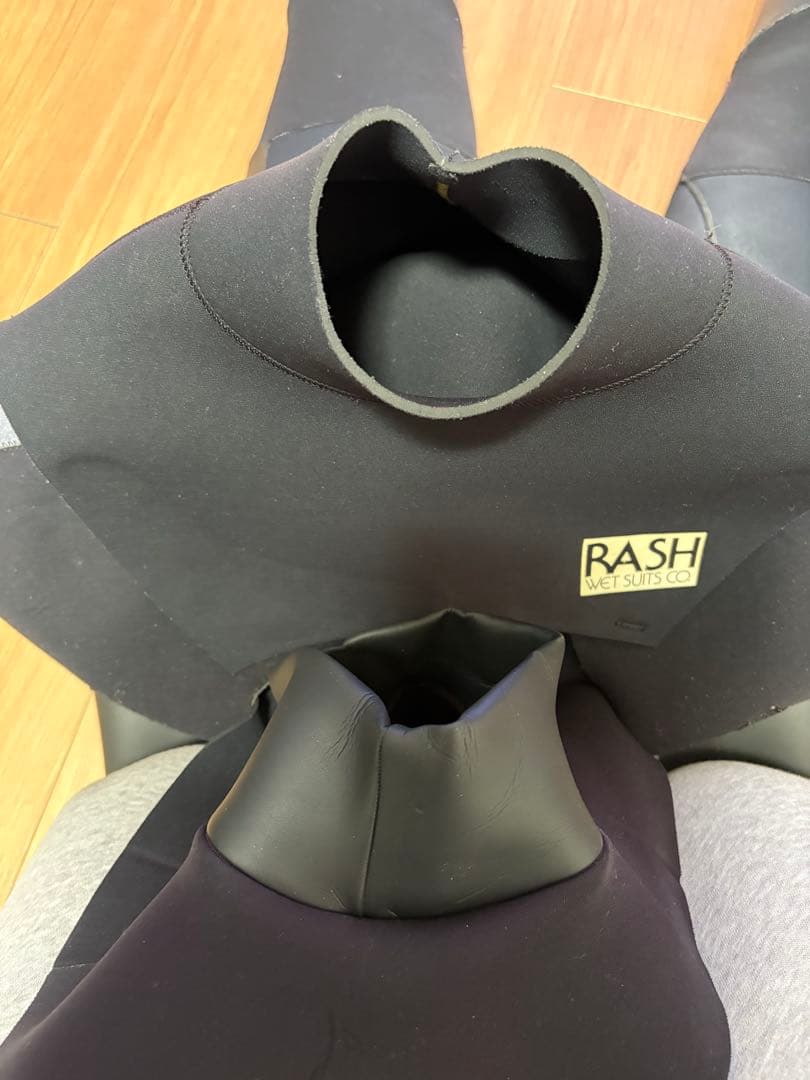 美品　RASH 5×3 セミドライ　メンズ　ウェットスーツ