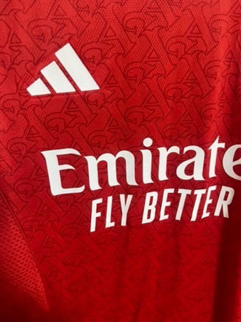 【新品未使用】アーセナル　ダウマン　25/26　PL仕様　ユニフォーム　選手仕様