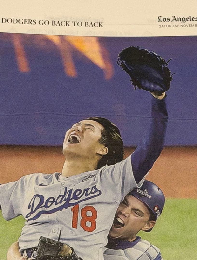 【ドジャース ワールドシリーズ 優勝特別記念版】 大谷翔平 山本由伸 特別価格