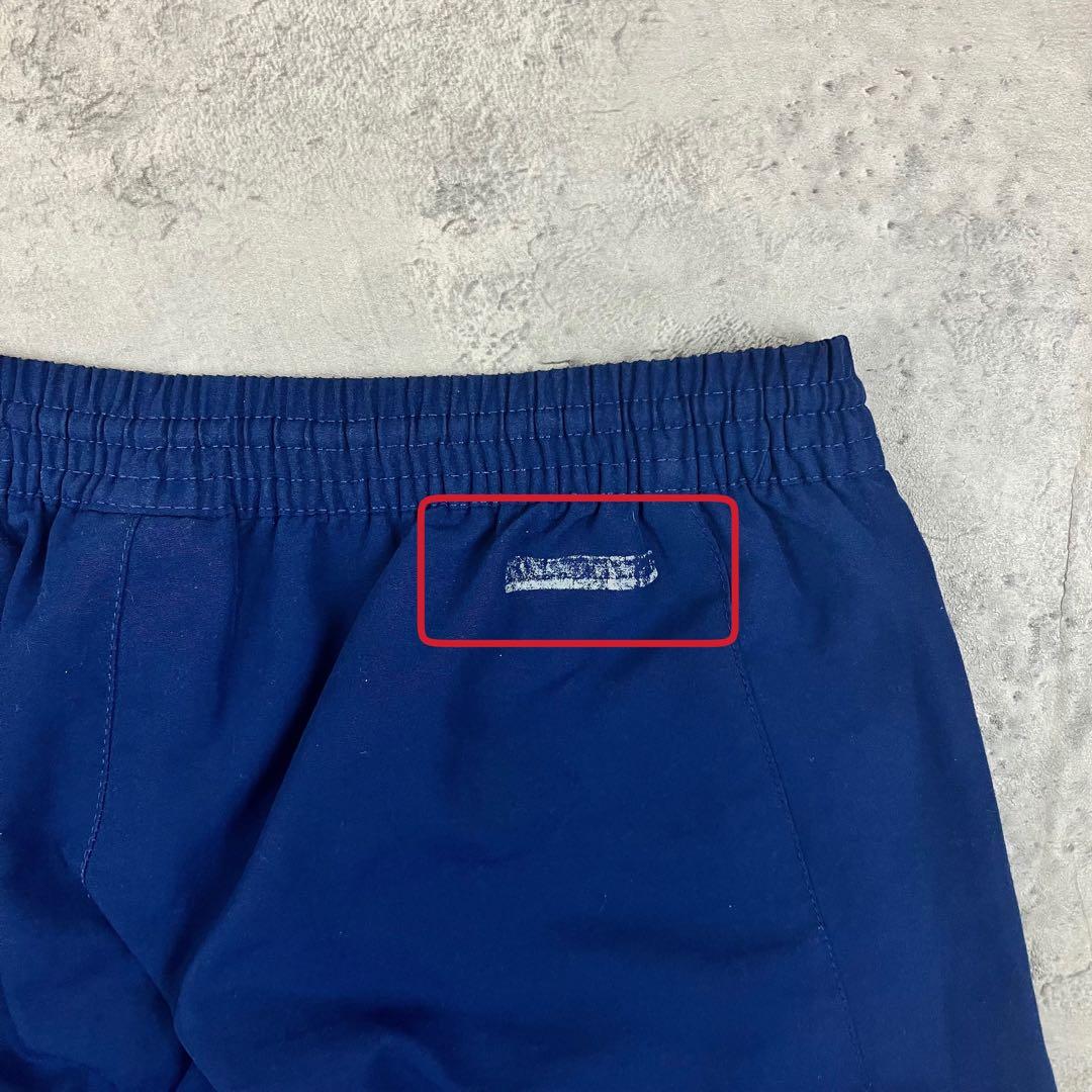 00s PUMA グレミオFBPA ナイロントラックパンツ 古着 刺繍 紺 M