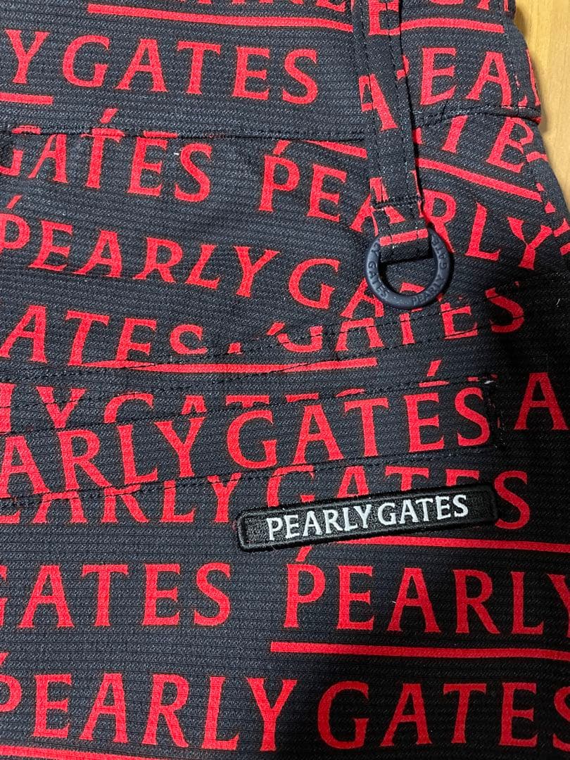 新品未使用　タグ付きPEARLY GATES ロゴプリントスカート