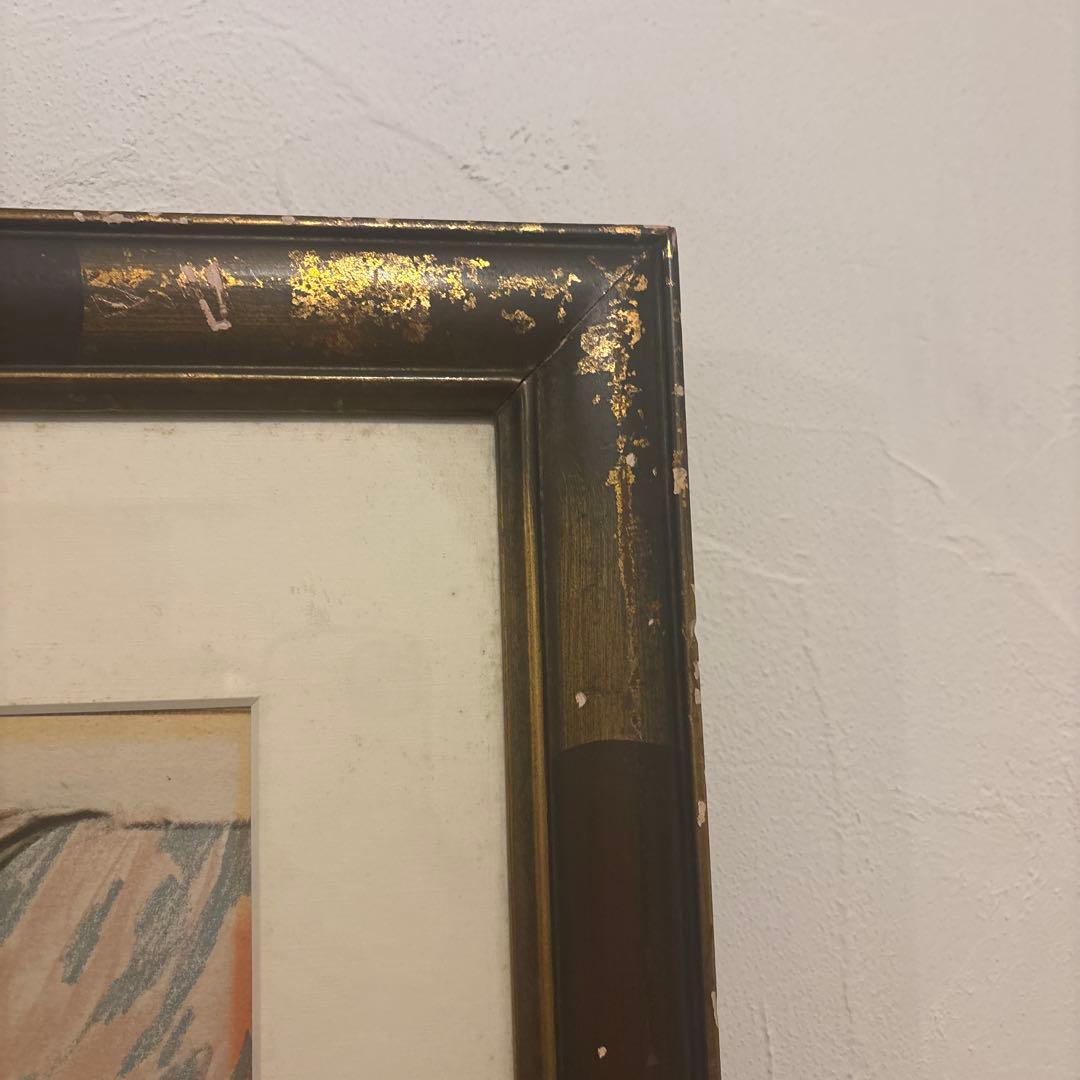 リトグラフ　ロデオ舞台への入口　約95.5×75.5 　クロード　ワイズバッシュ
