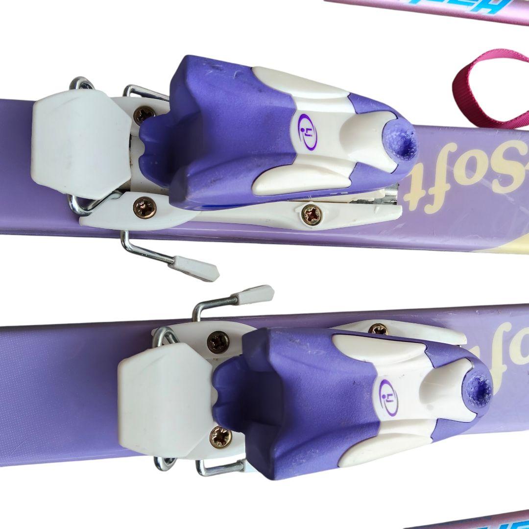 KAZAMA 130cm ストック Hart 70-105cm ビンディング付き