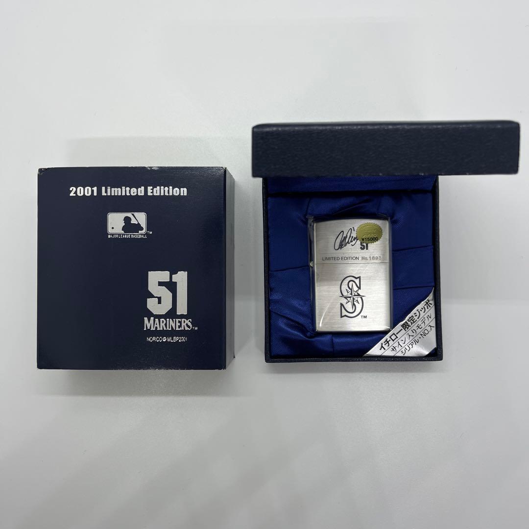 2001年限定版 シアトル・マリナーズ記念品　ICHRO 51 ZIPPO