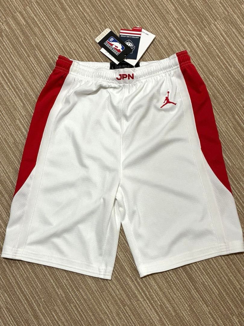 【新品・希少】NBA公式 JORDAN JPN限定ショーツ L 白 日本限定
