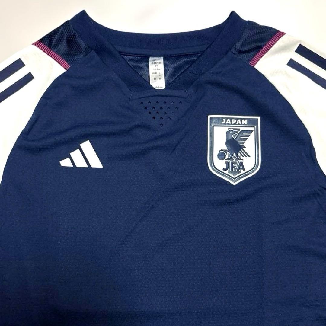 【未使用】adidas 女子日本代表 トレーニングトップ/プラクティスシャツ M