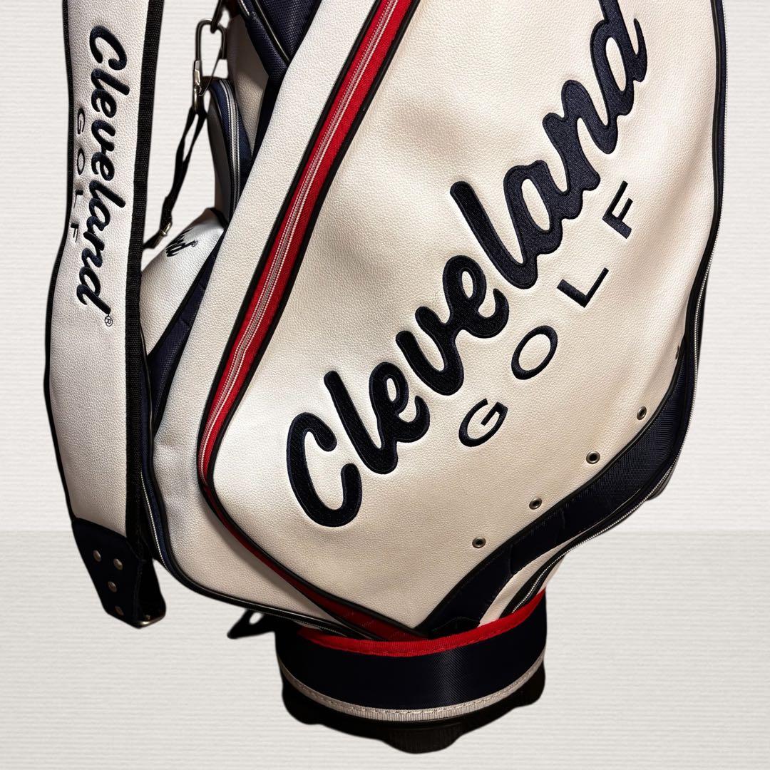 ✨超美品✨ Cleveland ゴルフバッグ トリコロール 9.5型