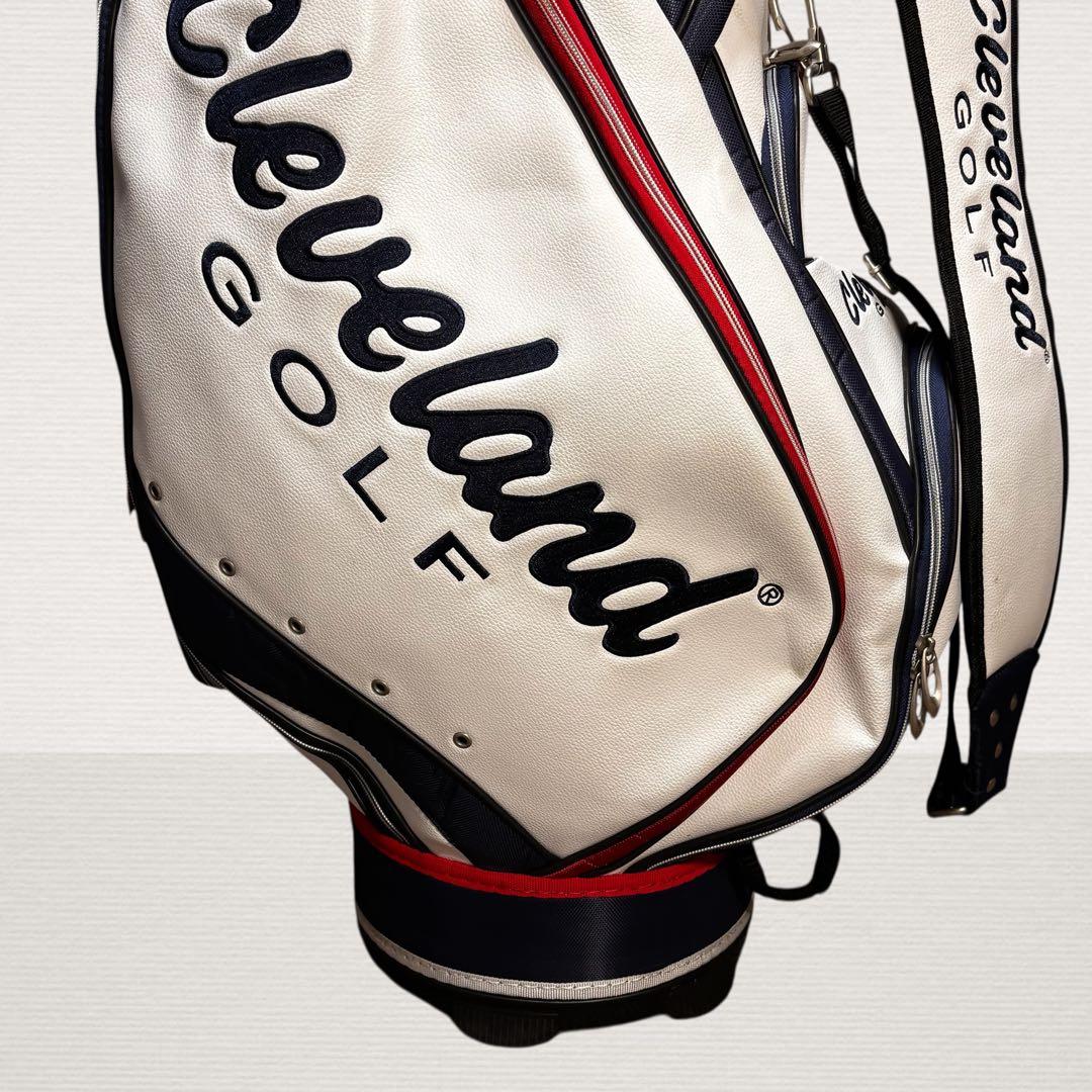 ✨超美品✨ Cleveland ゴルフバッグ トリコロール 9.5型