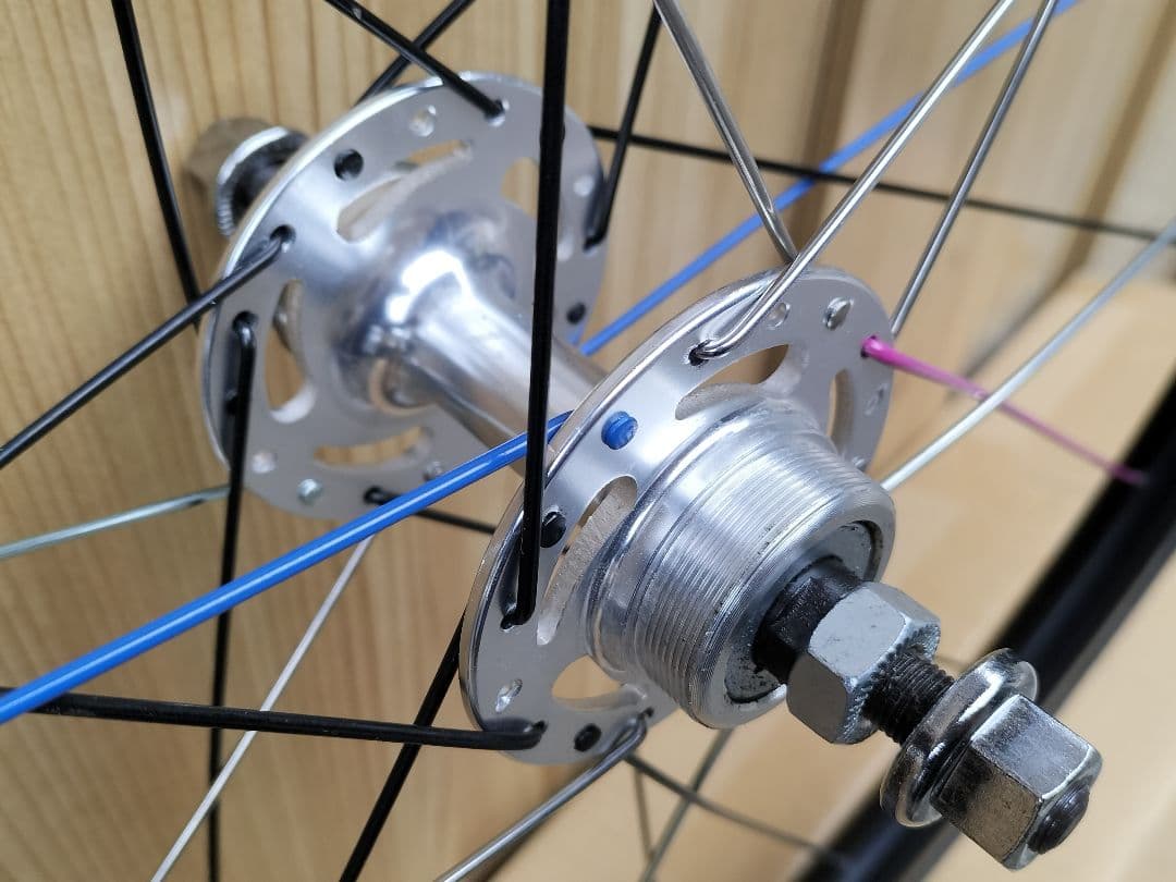 ピスト トラック シングル用ホイール リア120mm 24H オリジナル組