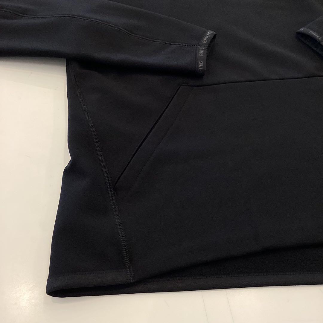 完売品　新品　BRIEFING MEN’S LOGO HOODIE ブラック　S