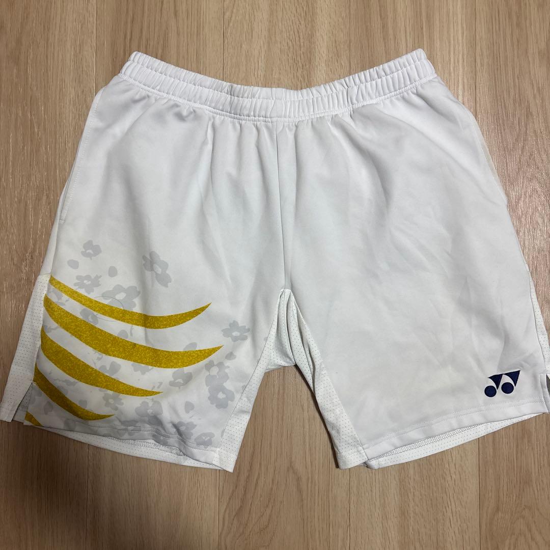 YONEX バドミントン ホワイト/イエロー 日本代表ユニフォーム上下セット