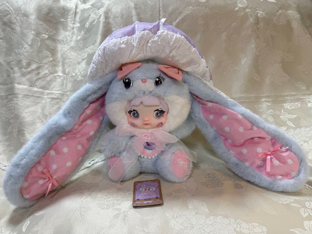 Nommi キノコ きのこ Mushroom Hat 水色 紫 ⑤
