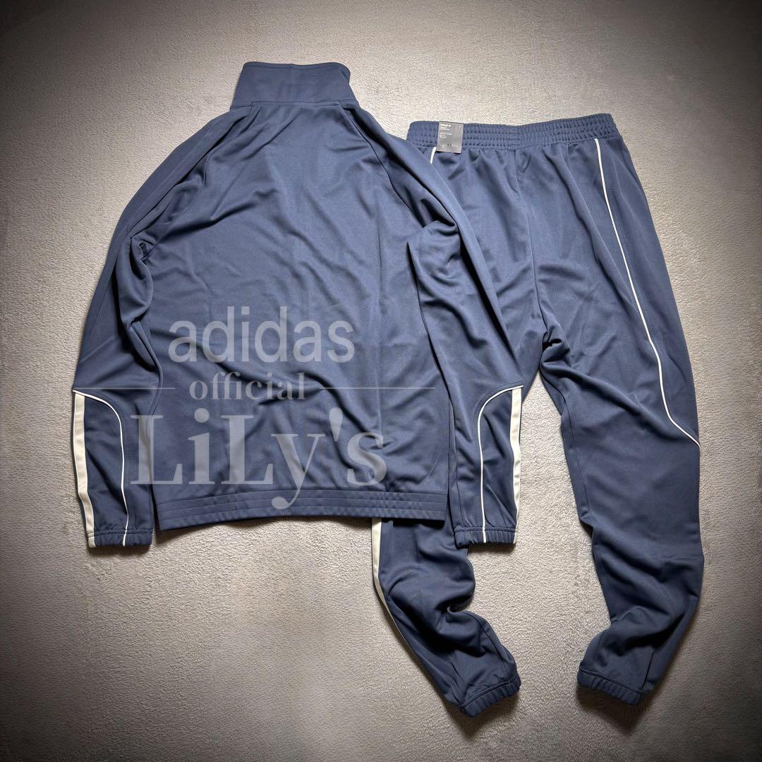 【Ｌサイズ】adidas上下セットアップ　トラックスーツ　青　ブルー　新品未使用