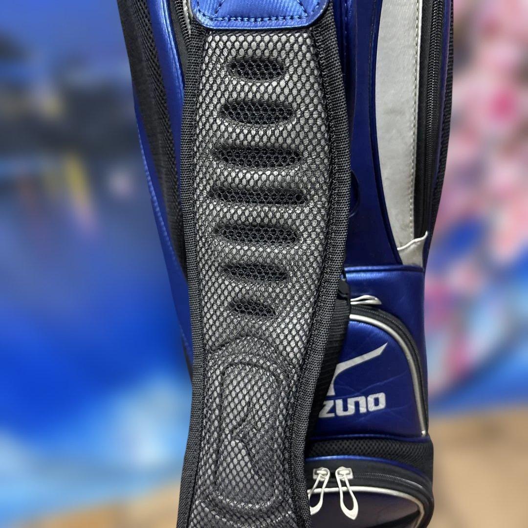 寶BX-1239 MIZUNO ミズノ キャディバッグ 軽量 ブルー