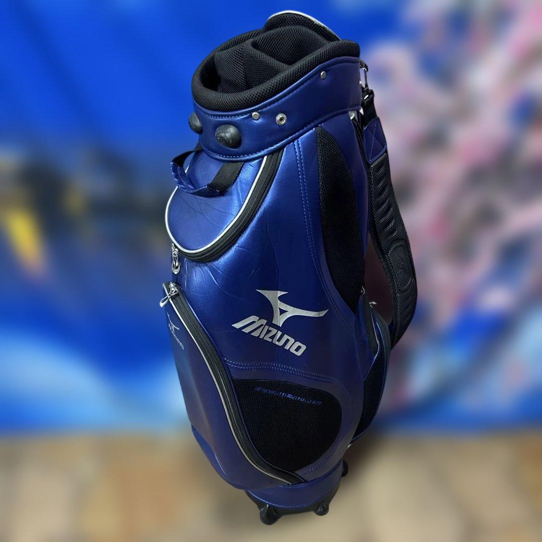 寶BX-1239 MIZUNO ミズノ キャディバッグ 軽量 ブルー