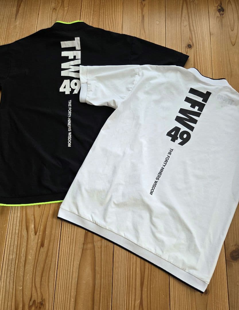★週末sale★TFW49 MOCKNECKセット【BLACK&WHITE】