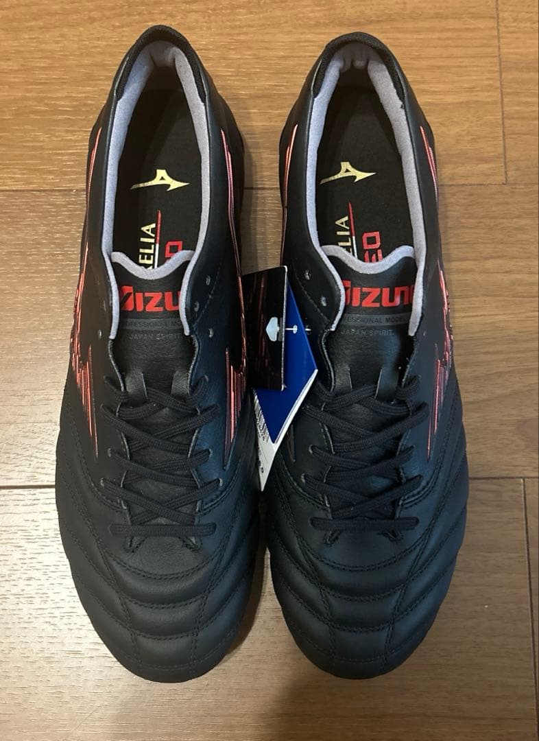 【新品未使用】MIZUNO MORELIA NEO Ⅳ JAPAN ミズノ赤黒①