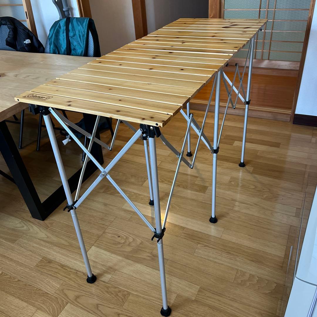 Colemanナチュラルウッドカウンターテーブル