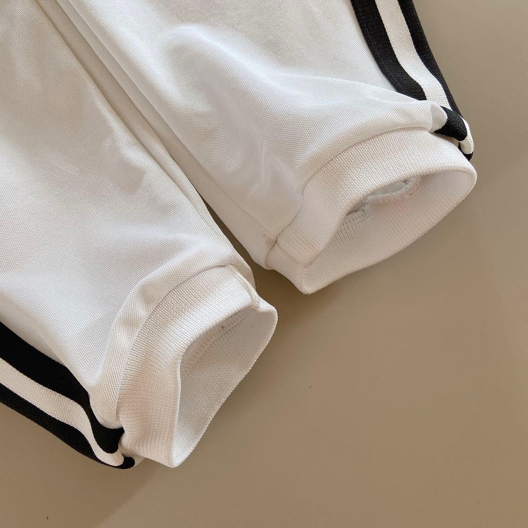 00's adidas \"Winning Eleven\" 長袖シャツ 白 日本製