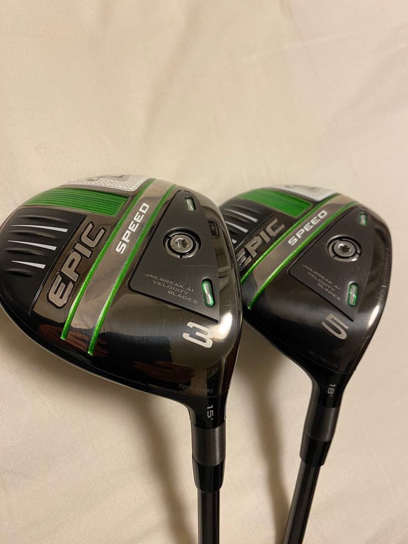 キャロウェイ EPIC SPEED 3W 5W 中古セット