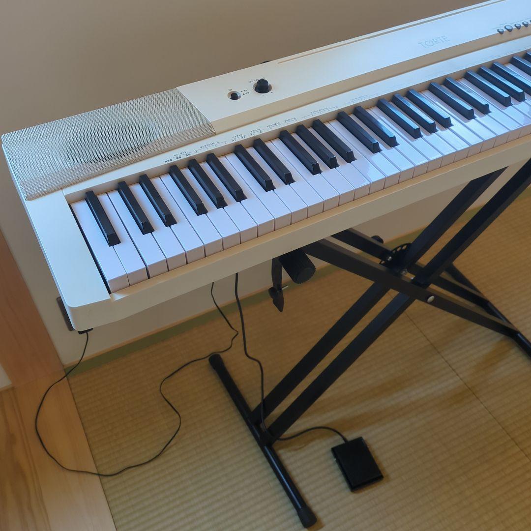 中古良品 電子ピアノ TDP-88TORTE スタンド付き さくら楽器 鍵盤楽器