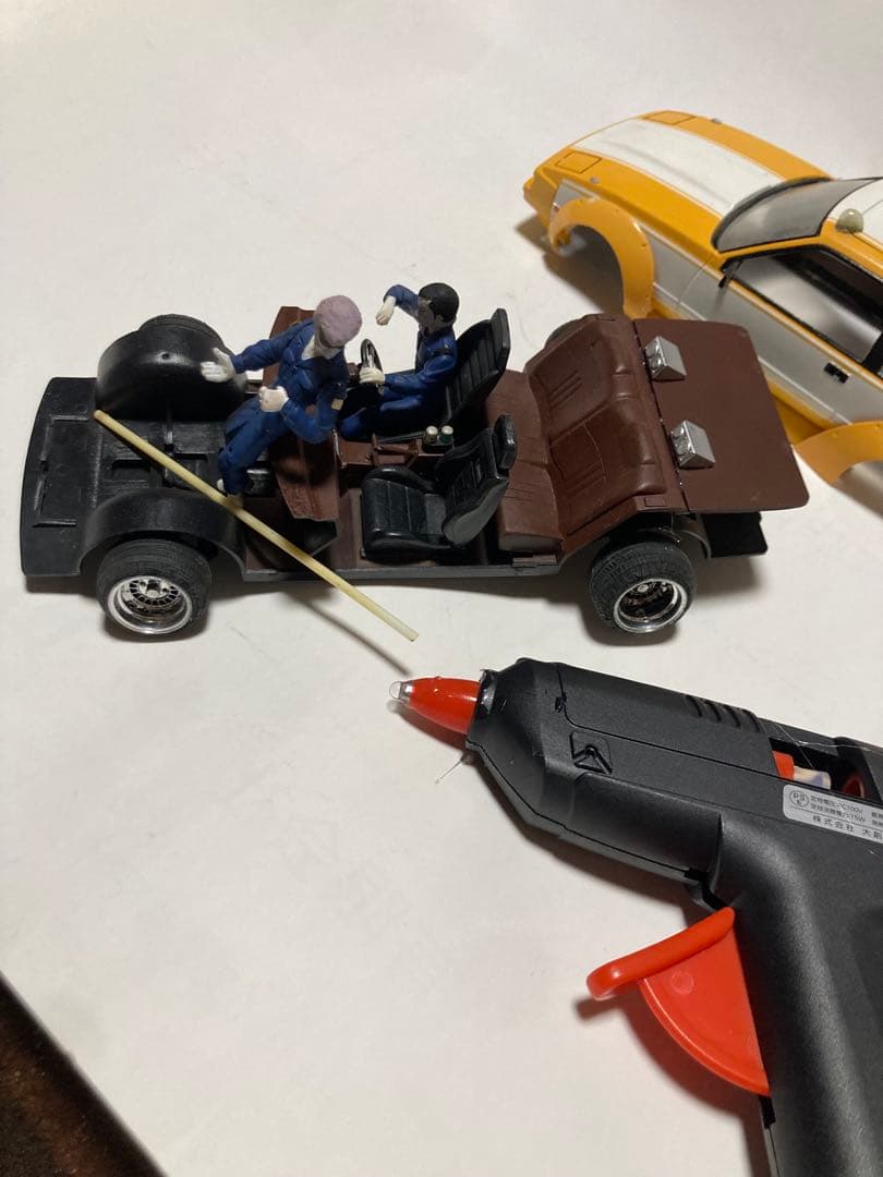 アオシマ？フジミ？マルイ？セリカＸＸ　レア人形付き　ジャンク扱いで