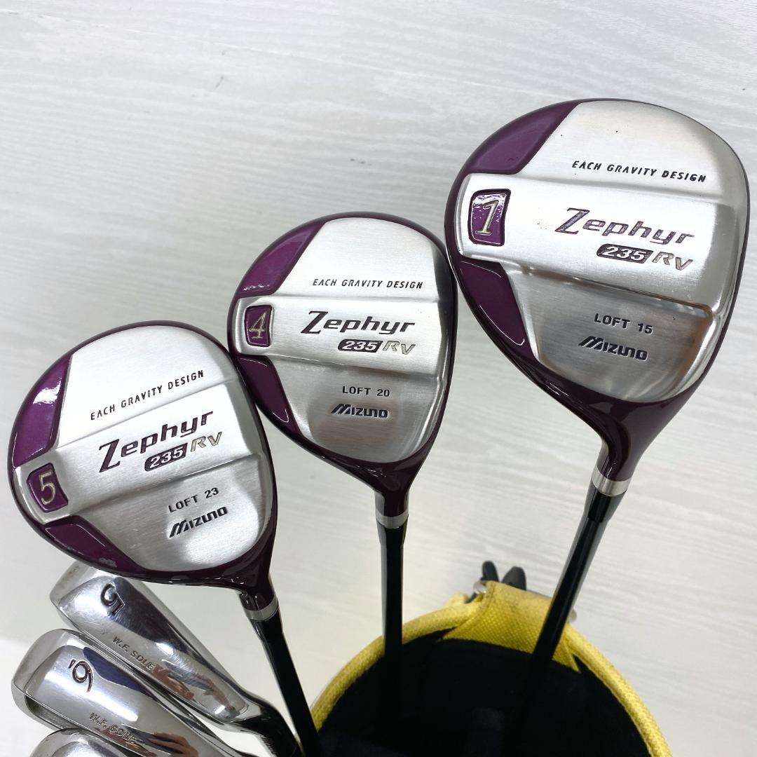 MIZUNO Zepher ミズノ レディース ゴルフ クラブ 初心者 セット