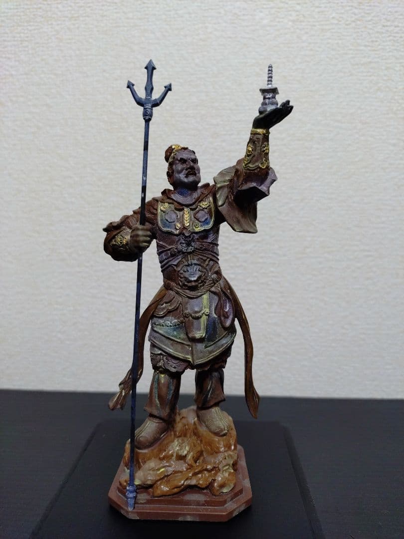 運慶展限定　龍燈鬼　多聞天フィギュア2体＋アクリルケース2個　4点セット