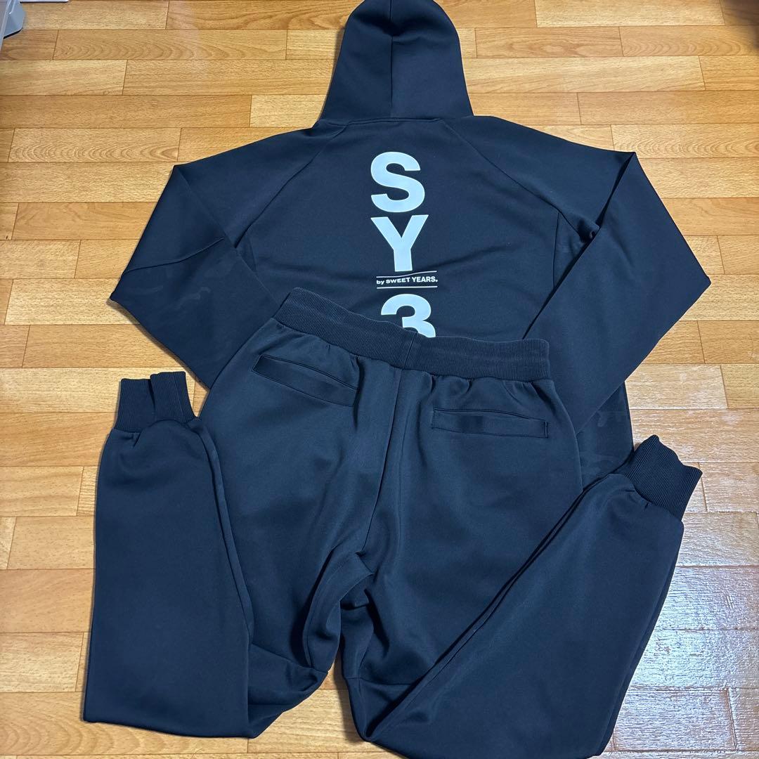 オレンジ SY32 セットアップ パーカー パンツ ダンボール スウェット