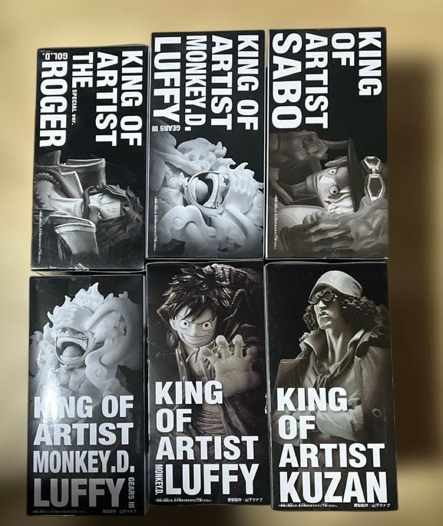 KING OF ARTISTワンピースまとめ売り ルフィ、ロジャー、サボ、クザン