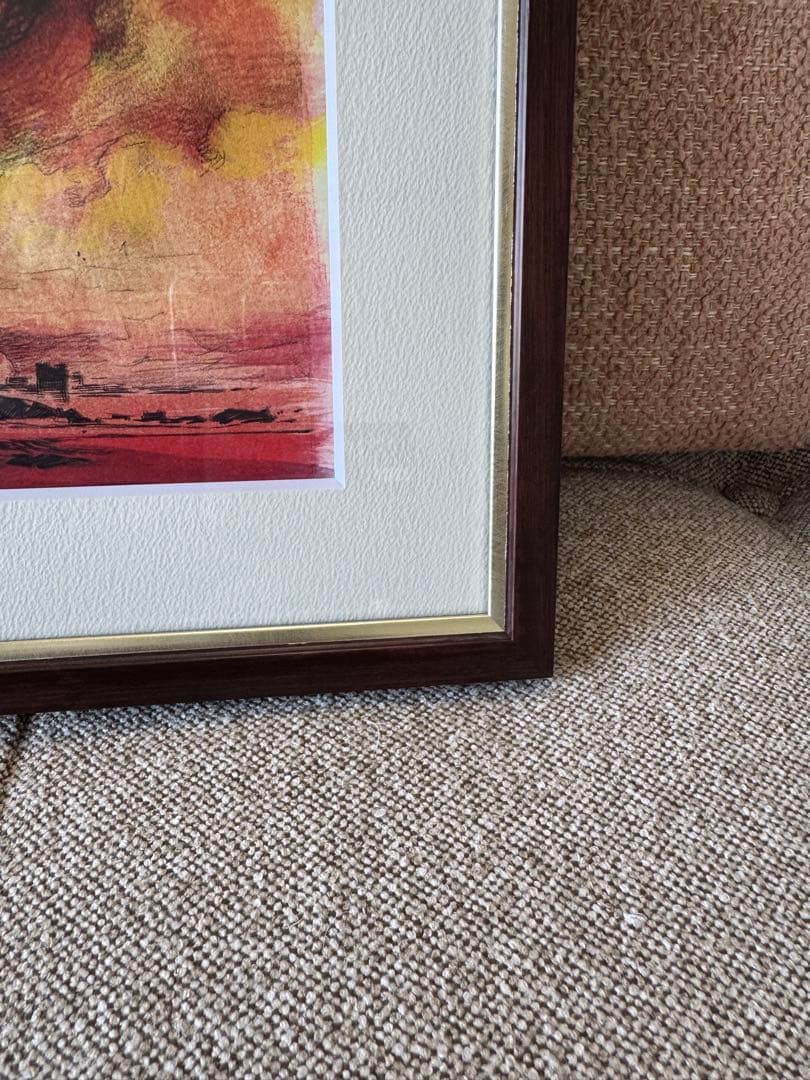 【美品】【貴重】ゴジラ対エヴァンゲリオン前田真宏 複製原画（公式コラボ額装付き）