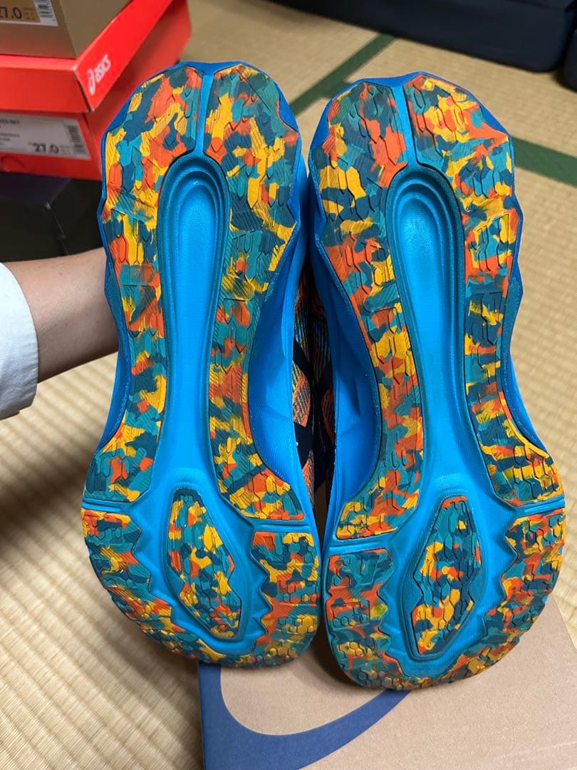 asics アシックス　マラソン　ノバブラスト　27.5センチ　長距離