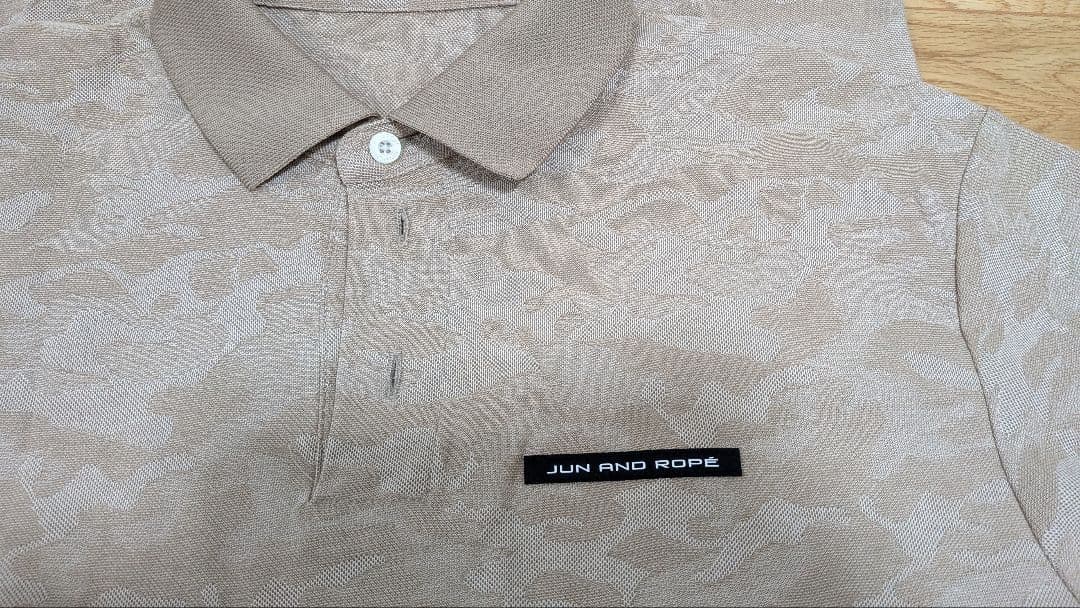 JUN AND ROPE カモフラージュ柄ポロシャツ