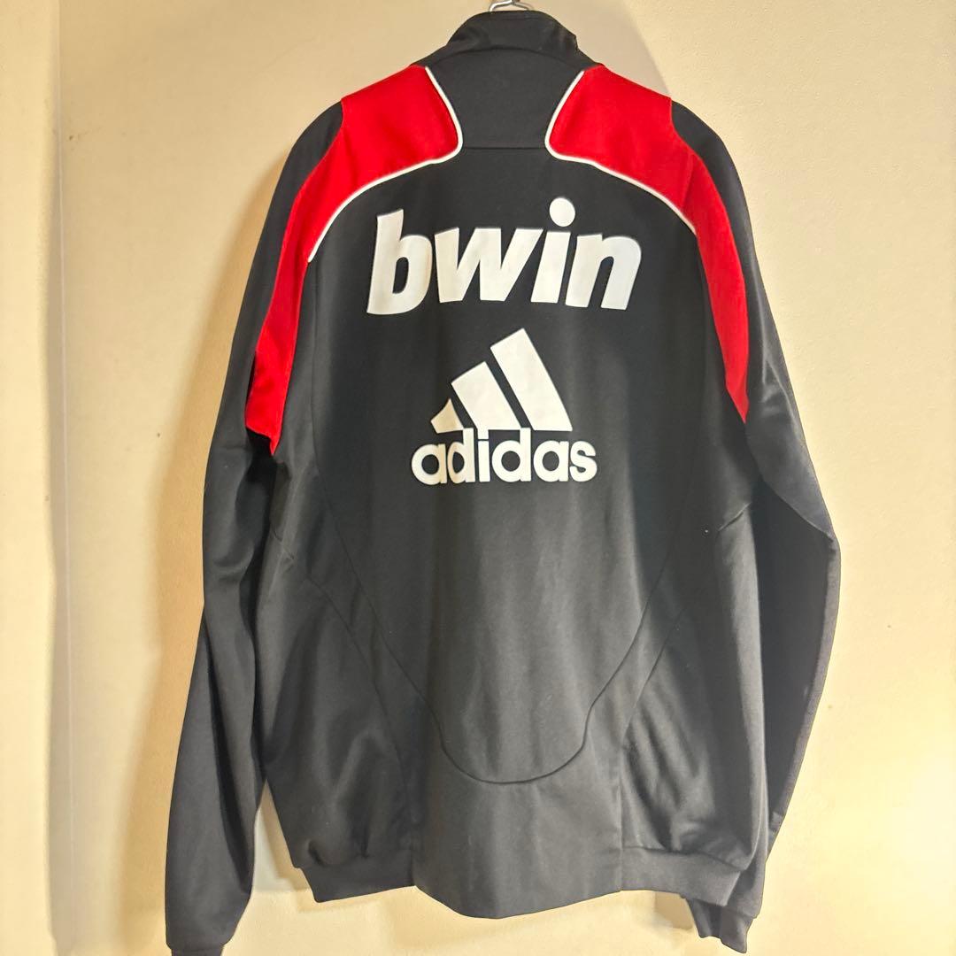 ACミラン adidas ジャージ 黒/赤 サイズO
