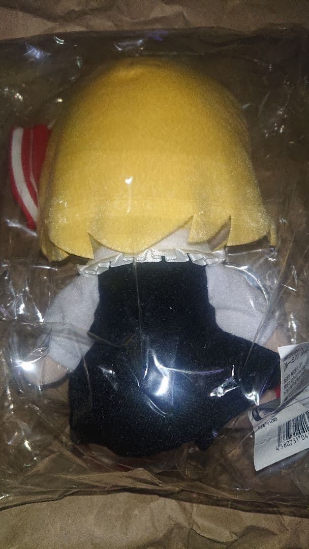 新品未開封 特典缶バッジ付き ふもふも ルーミア 東方ぬいぐるみシリーズ50