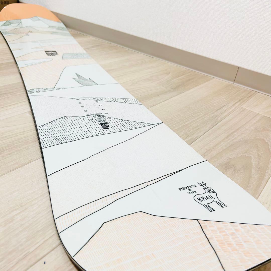 極美品 ROME×KM4K paradise stick 148 スノボ