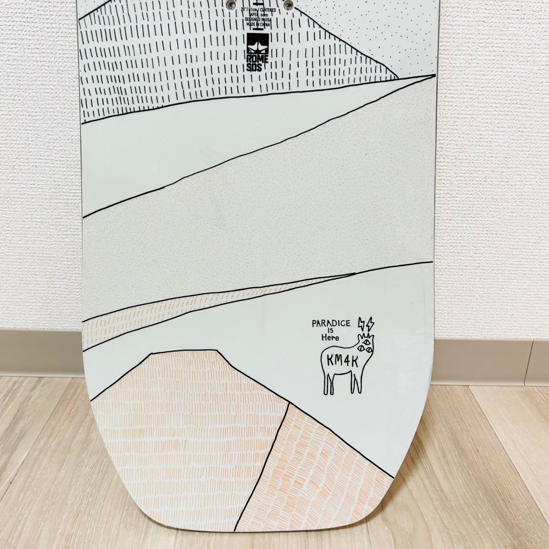 極美品 ROME×KM4K paradise stick 148 スノボ
