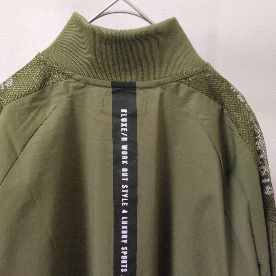 [サンプルSALE /D336 ] LUXE/R ナイロン布帛ハーフジップ