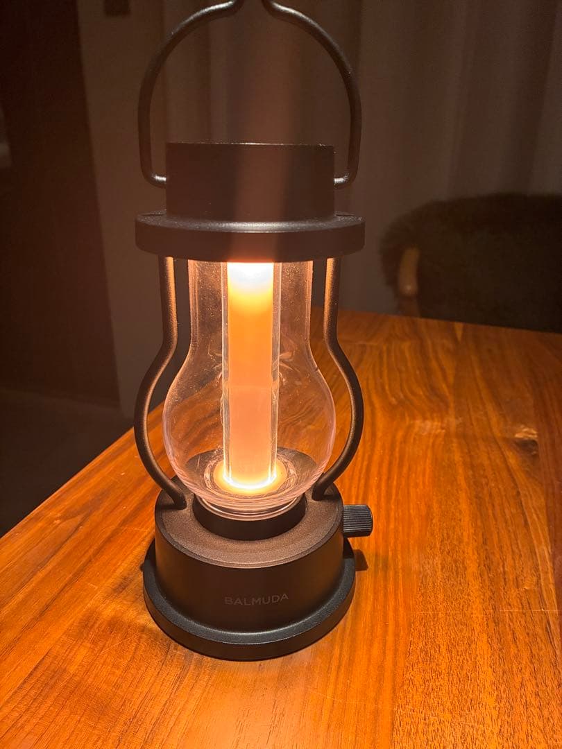 BALMUDA ランタン ブラック 充電器付き