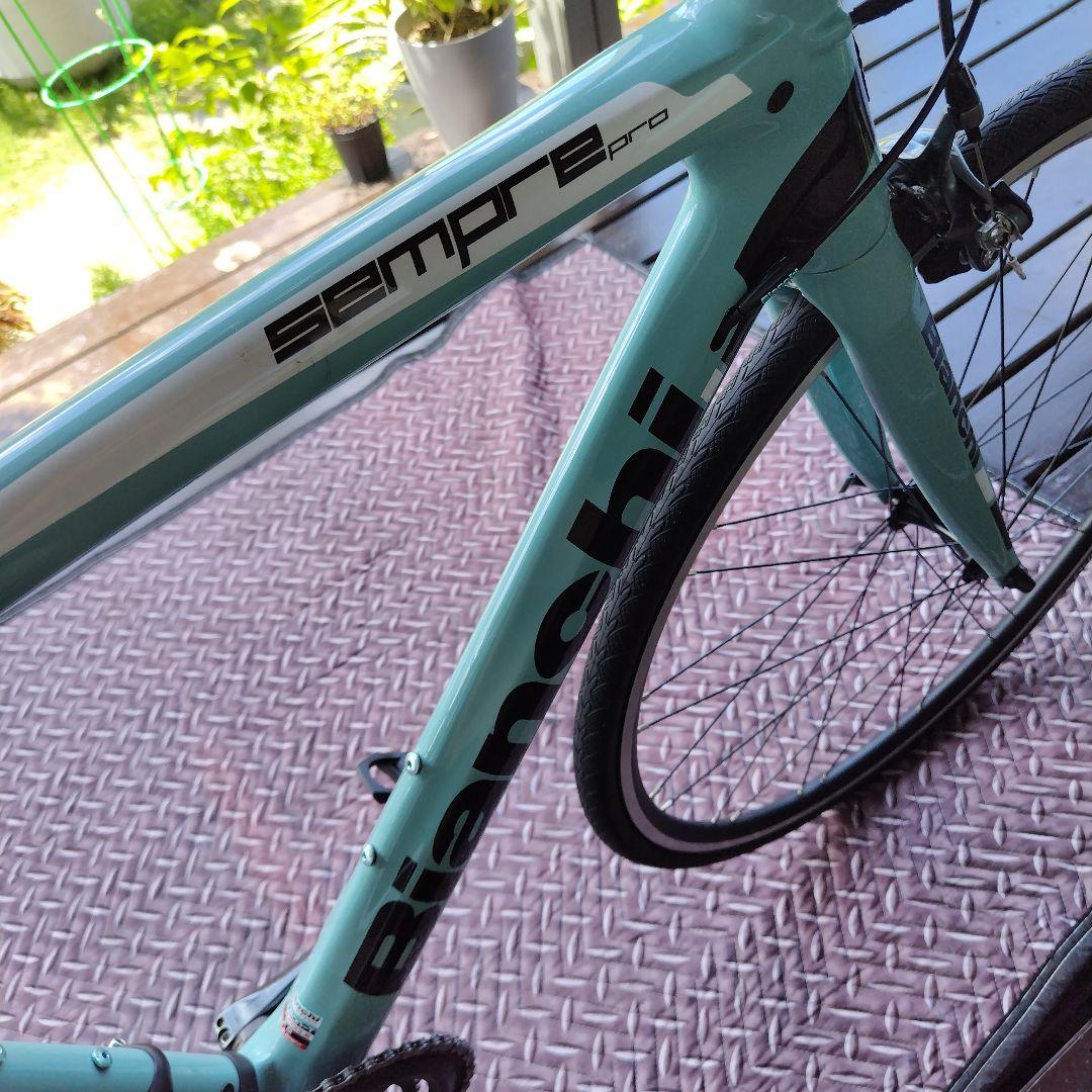 Bianchi ロードバイク sempre カーボン　55　美品屋外使用なし