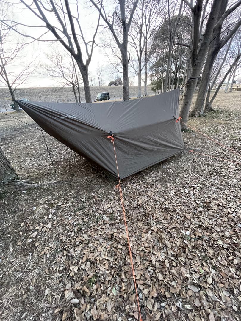 onewind billowタープ＋専用ポールのセット