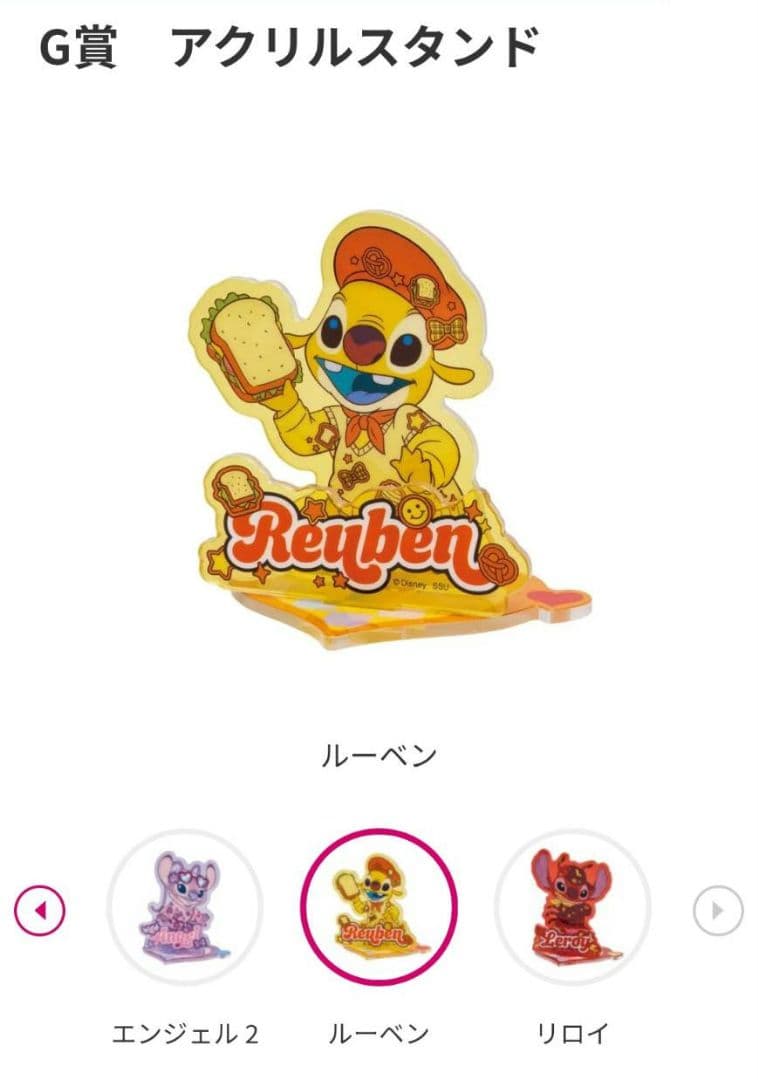 ハッピーくじ スティッチ 缶バッジ トートバッグ スマホハンドストラップ