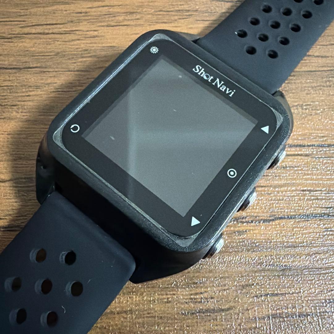 【良品】Shot Navi GPSナビウォッチ ブラック