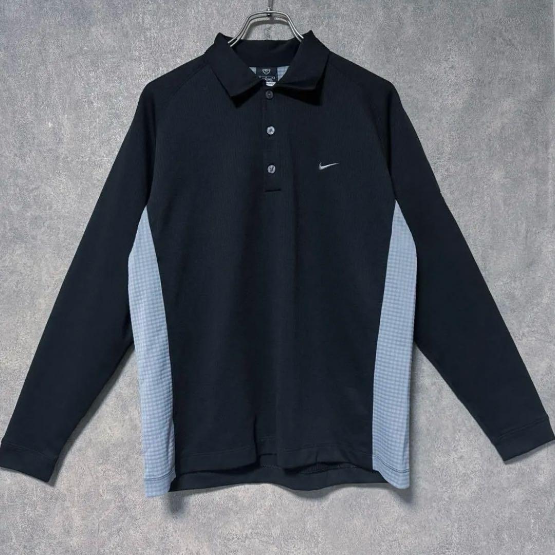 NIKE GOLF ナイキゴルフ 刺繍 ロゴ ポロシャツ ゴルフ ウェア 長袖