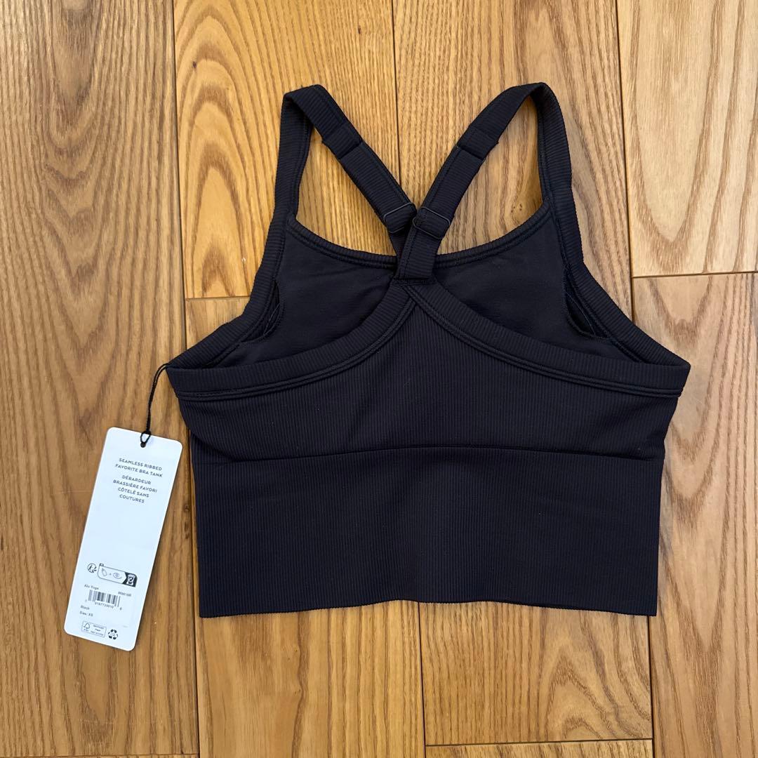 ALO Yoga アロヨガ　タンクトップ　スポーツブラ　ヨガウェア　XS 黒