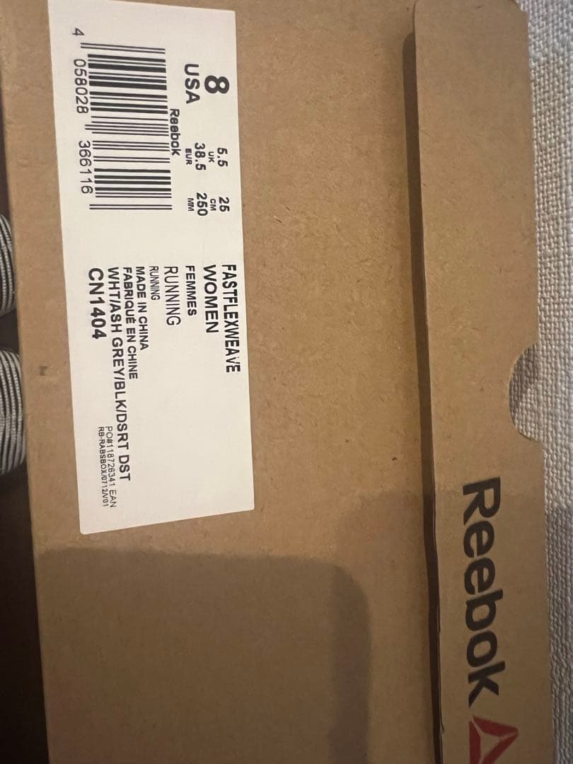 【新品】Reebok FAST FLEXWEAVE ランニングシューズ 8 女性