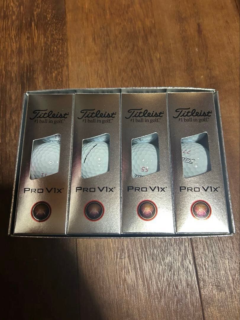 【新品未使用】Titelist タイトリストPROV1X ゴルフボール