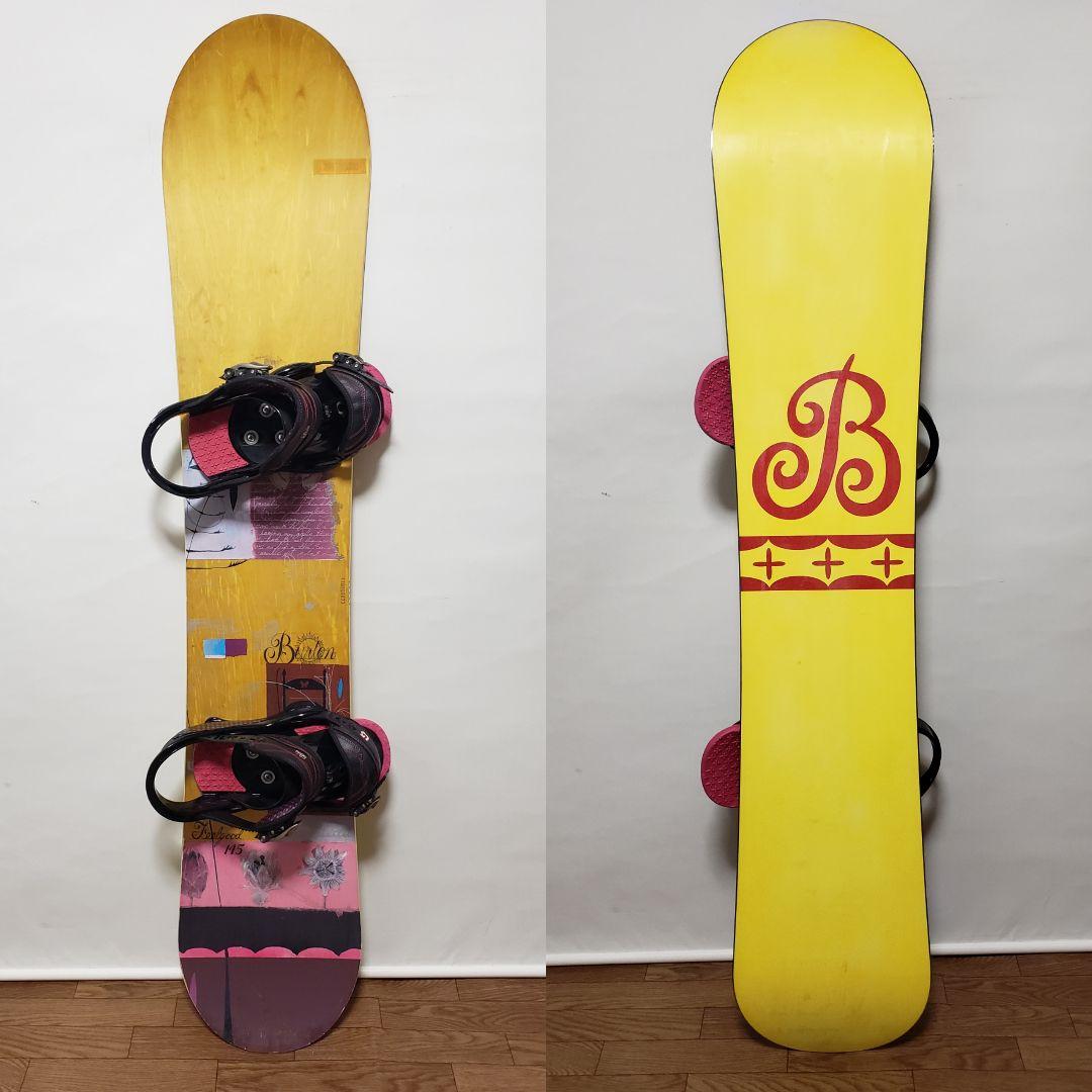 BURTON FEELGOOD LEXA 145cm スノーボードセット