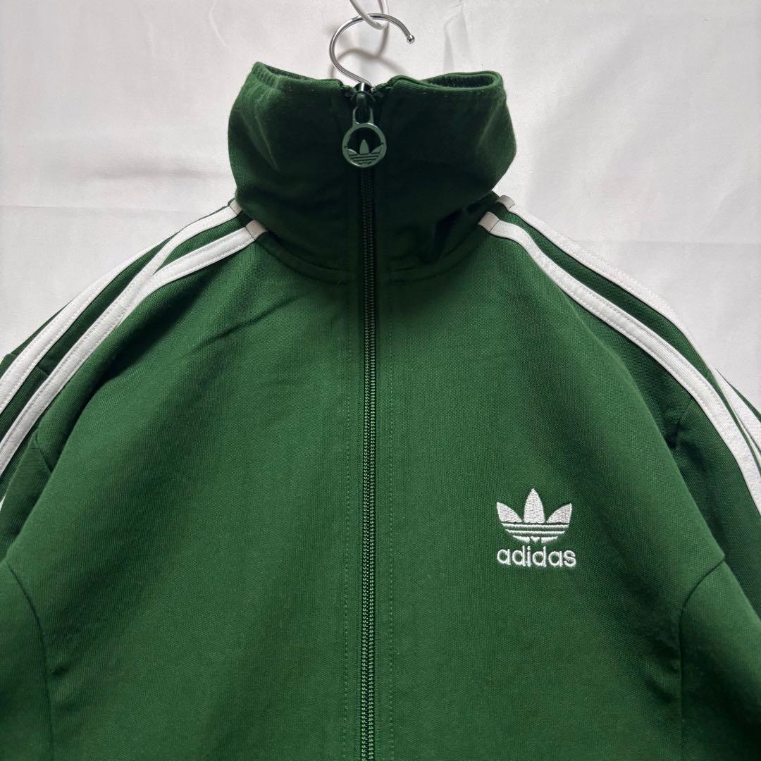 ☆人気　アディダス　ジャージ　トラックジャケット　ヨーロッパ　グリーン　XS