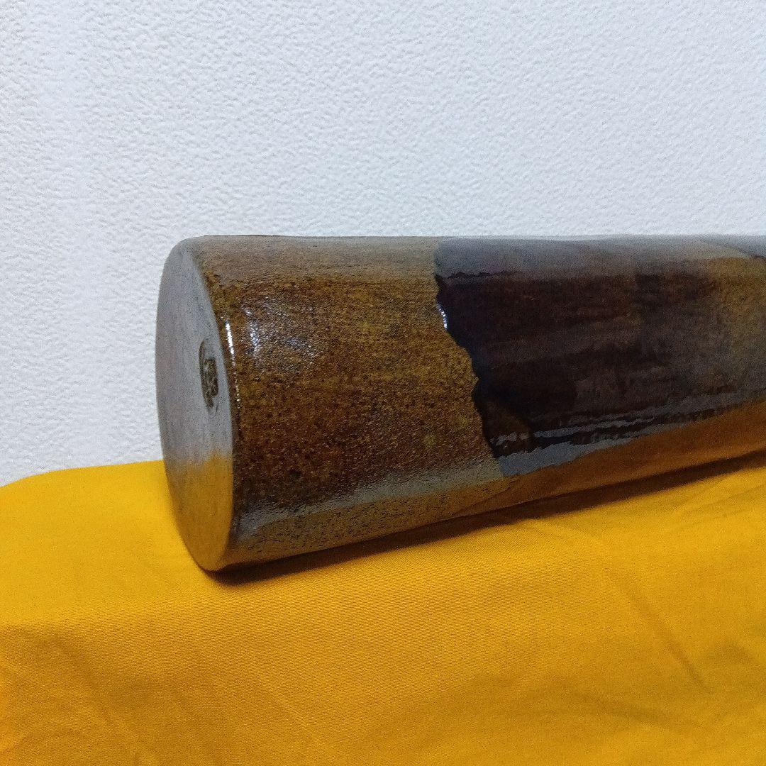 ☆大樋焼／9代大樋長左衛門..花瓶/花器